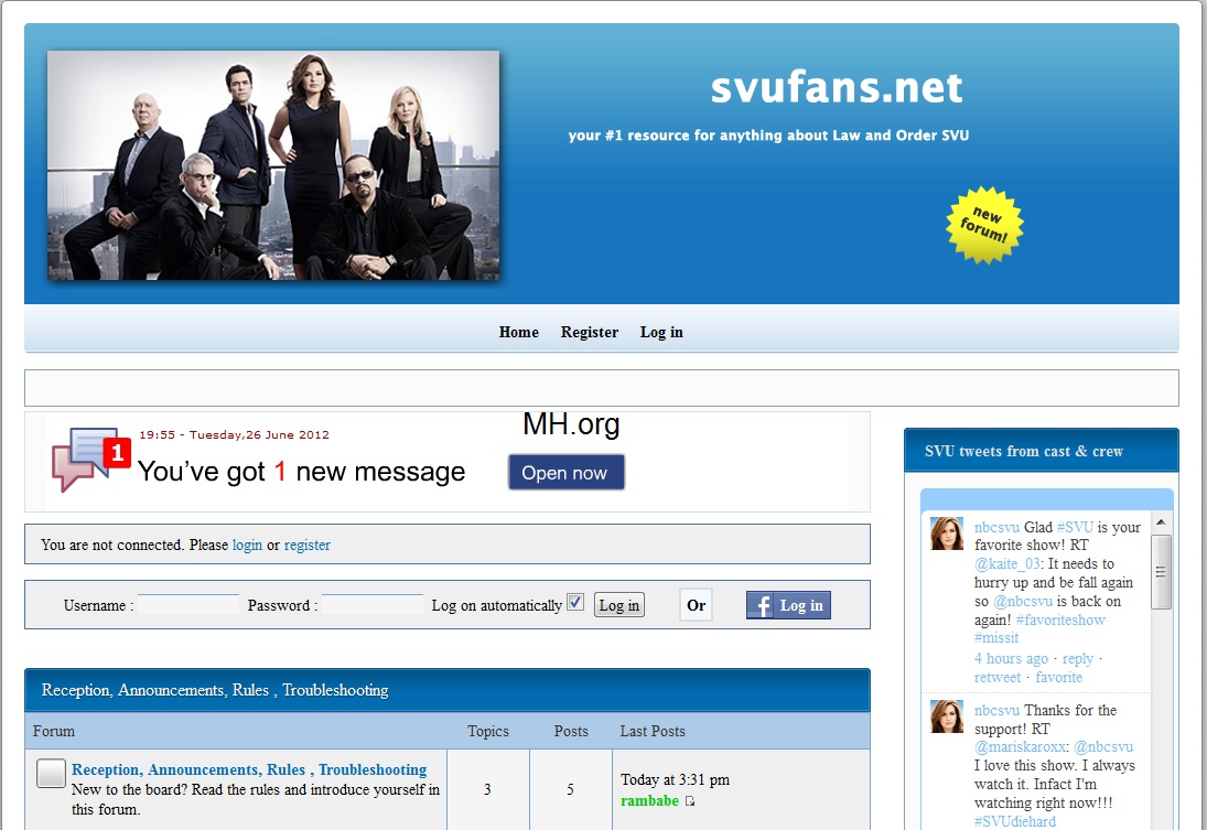 Hey All You Fans, Our Friends @ SVUfans.net Are Backkkk!!!!