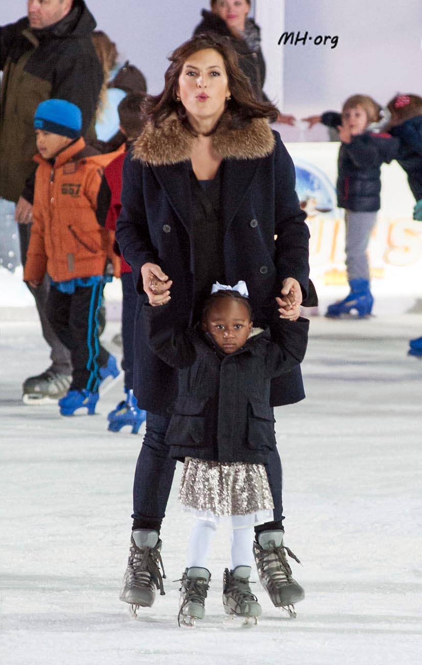 2014 Skating With Her Family & Friends